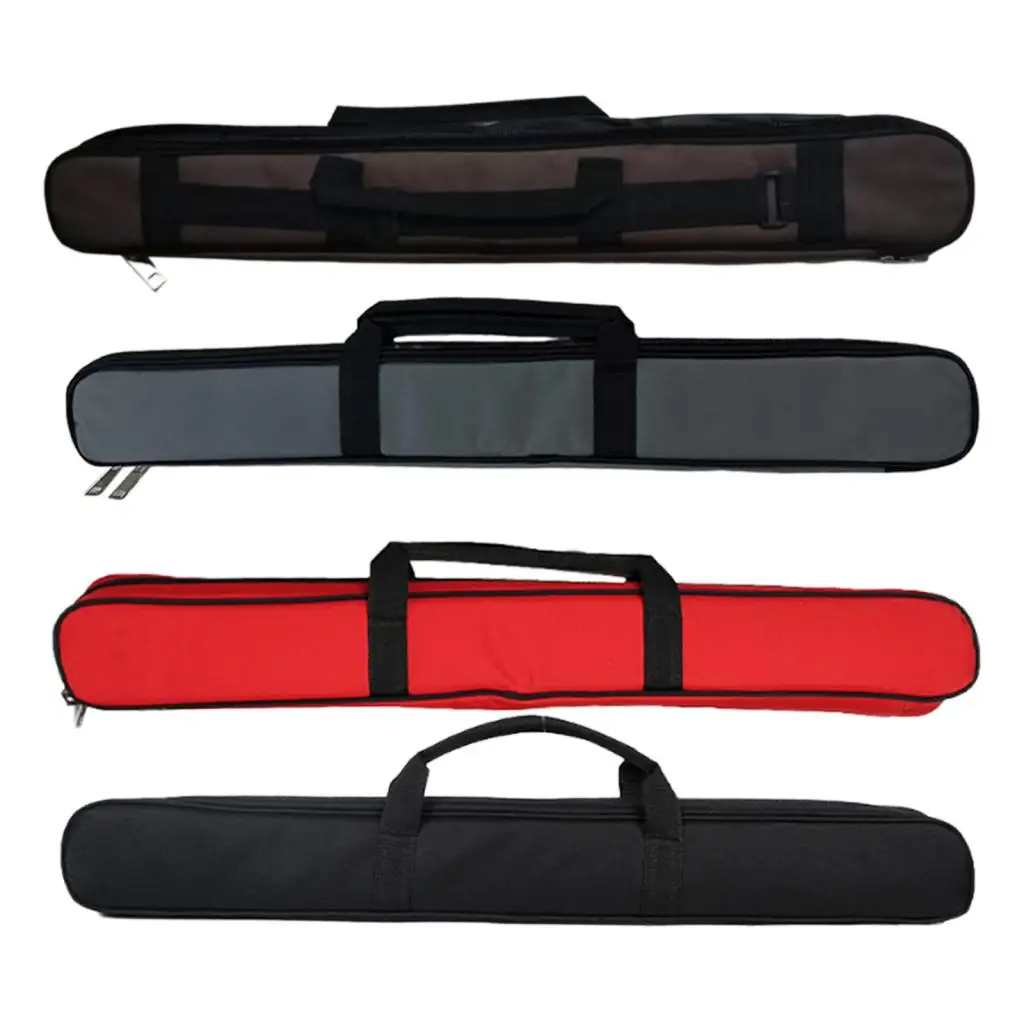Pool Cue Case Portable Handle with Adjustable Shoulder Strap 2 Cues Capacity 1/2 club Jointed Pool Cue Protector Player Gift