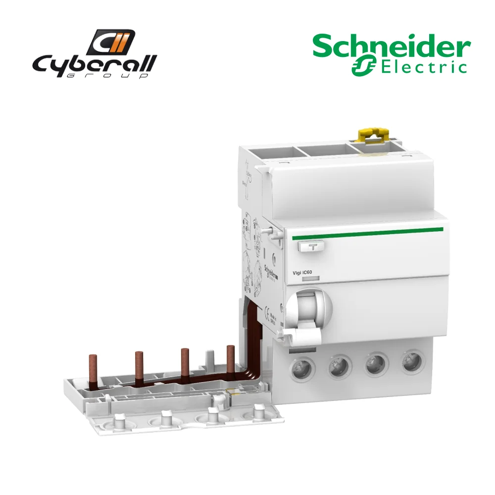 Schneider Electric-Cyberall-switch block Vigi iC60 63A 4 poles 1000mA-S AC-in white Color reference:
