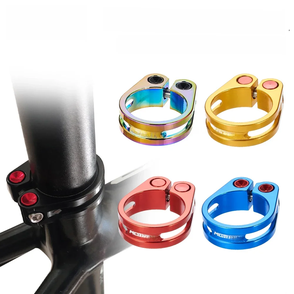 AliExpress Newest MOTSUV Bicycle SeatPosts Clamp CNC Aluminum Alloy Cycling Saddle Seat Post Clamp for