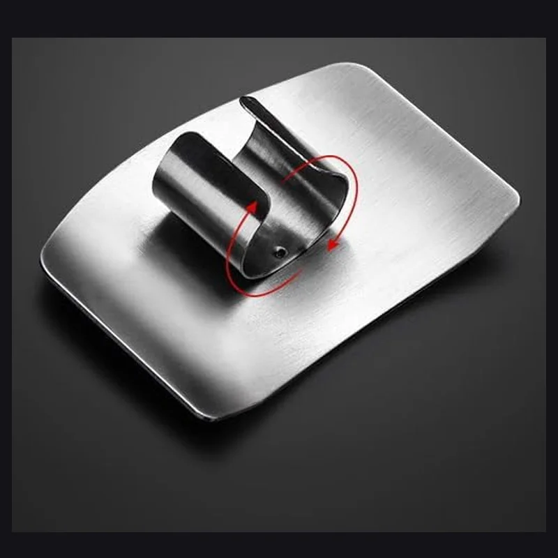 ที่ครอบนิ้วสแตนเลส - อุปกรณ์ป้องกันการบาดสำหรับการหั่นผักและเนื้อสัตว์ในครัว