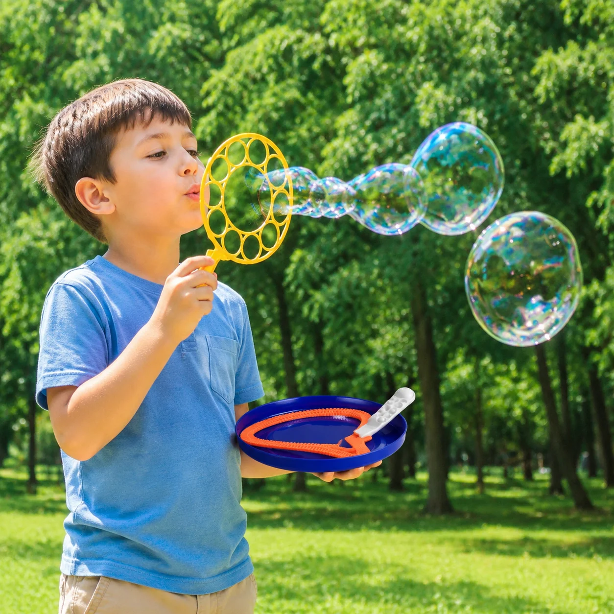 Soapy Wand Set for Kids, Party - Kids Outdoor Garden Set 评论和价格