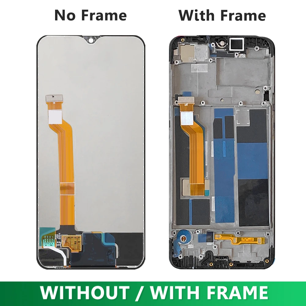 100% Tested For OPPO F9 LCD Display Screen Touch Digitizer With Frame Assembly For OPPO F9 Pro CPH1823 CPH1881 CPH1825 Screen