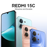 Global Version Redmi 15C 4G Mobile Phone 50MP AI Dual Camera 6000mAh 33W Fast Charging Cellphone Smartphone New 2025New Product