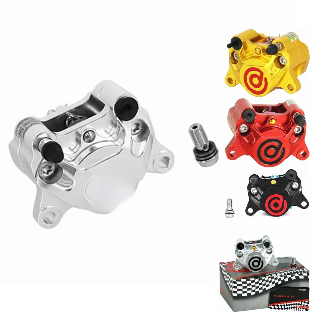 AliExpress LAPSBIKE Universal Motorcycle 84mm CNC Aluminum 32mm*2Piston Brake Disc Caliper For Honda Suzuki Yamaha RSZ JOG NIU Scooter Dirt Pit Bike