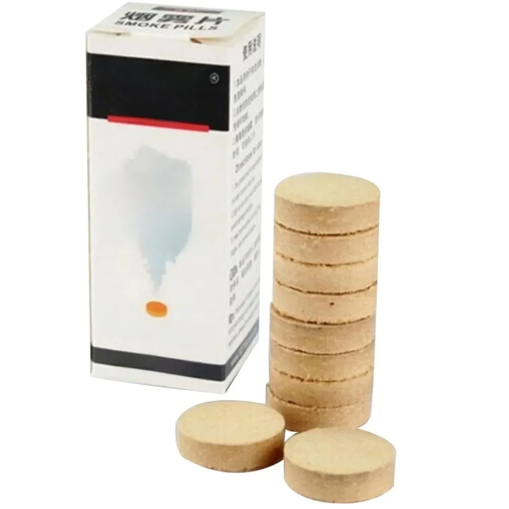 Nouveau gâteau de fumée à Combustion blanche, effet de fumée blanche, accessoires de photographie pour fête d'halloween, décoration DIY, pilules de fumée magiques