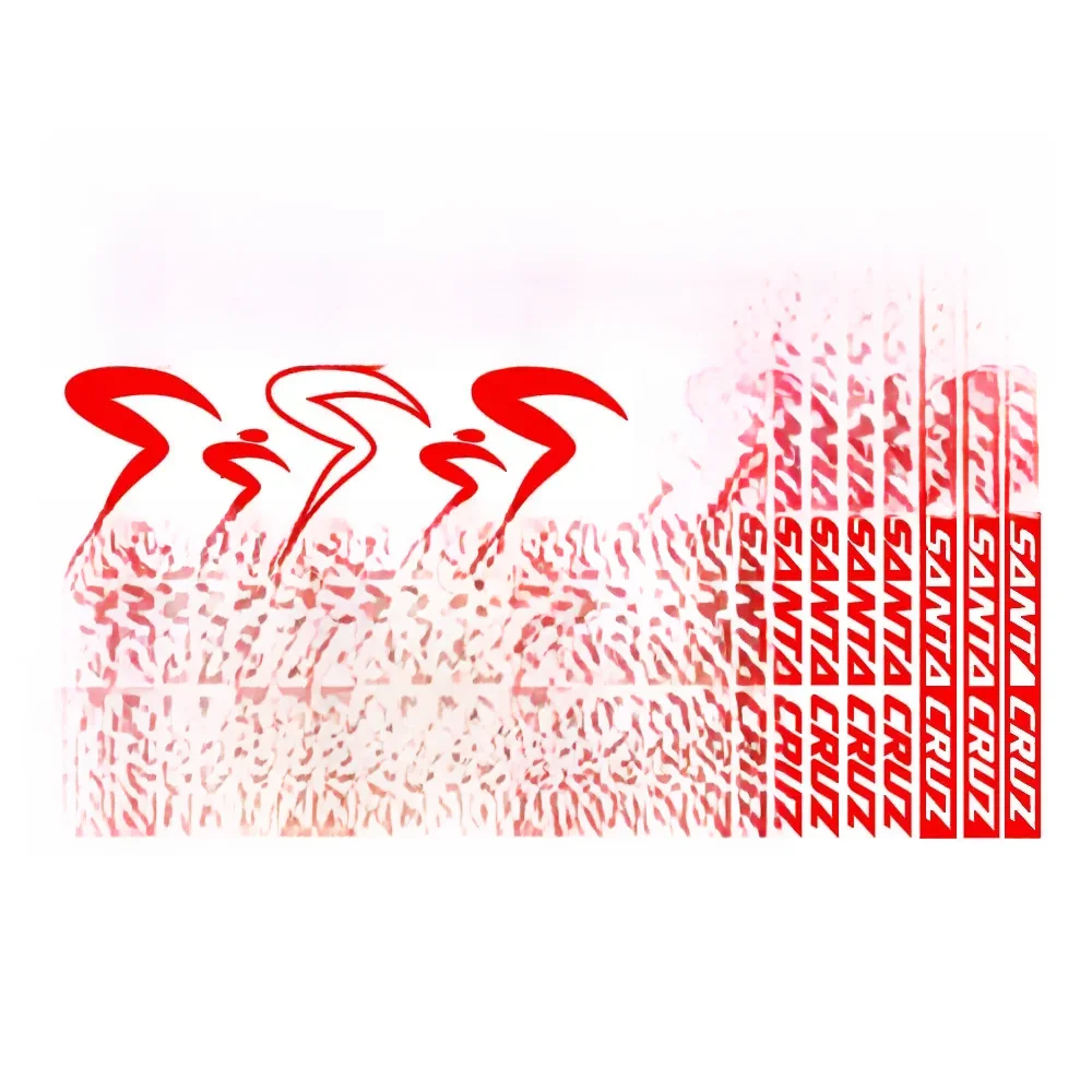 AliExpress 30cm/40cm Car Sticker Compatible for SANTA CRUZ Sticker Kit Vinyl Stickers Bike Bicycle Bike Mtb Mountain Bike Decoration Decals