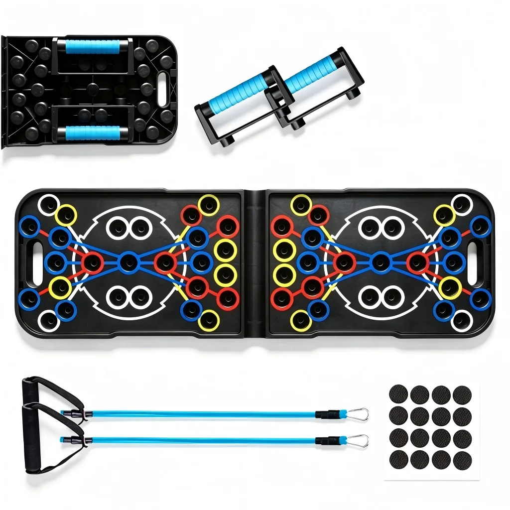Push Up Board Foldable Multi Function - Foldable Push Up Board with Resistance