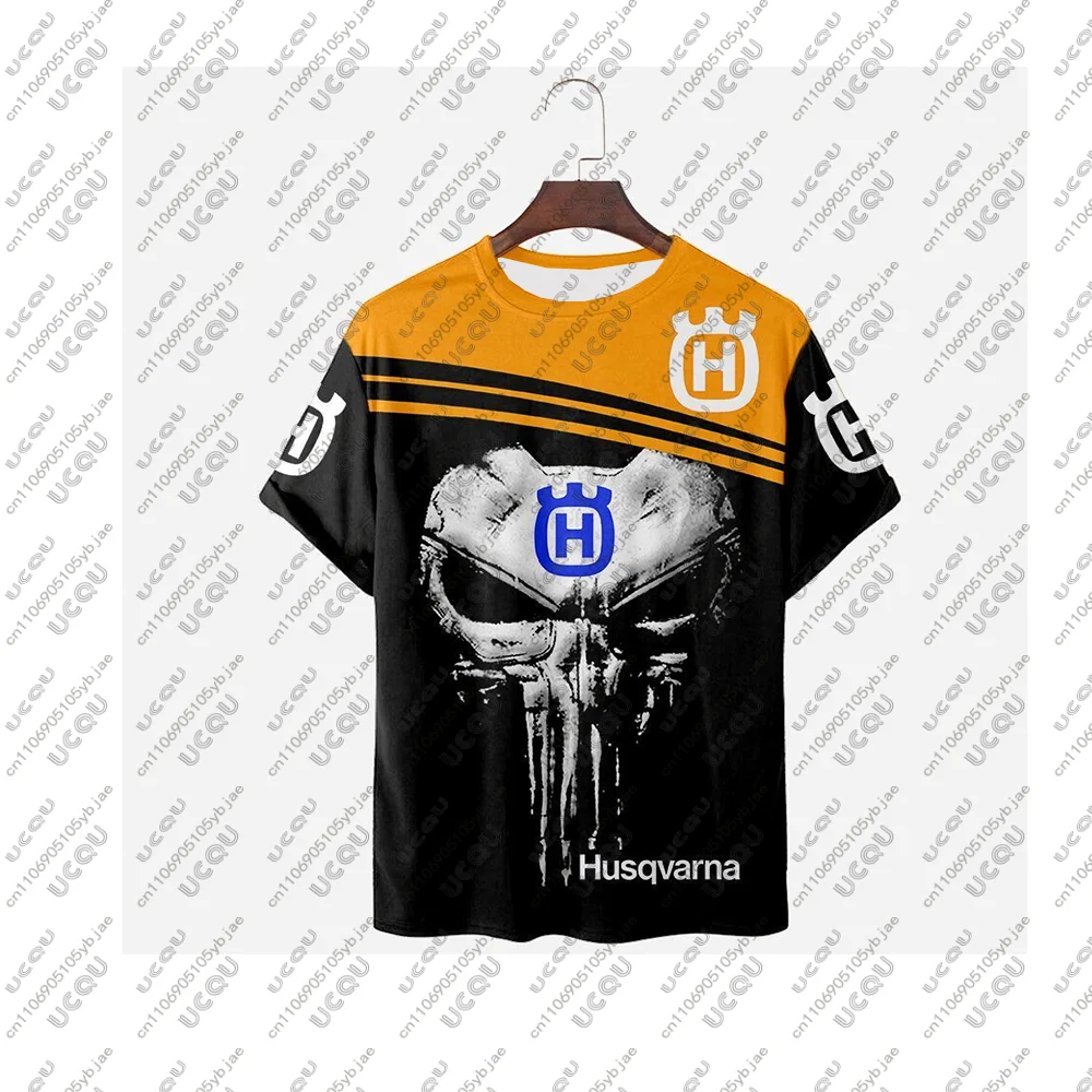 

Дышащая футболка для мужчин и мальчиков, костюм для езды на мотоцикле и велосипеде, Husqvarna, мотокросс, внедорожный спортивный подарок, футболка, гоночная майка