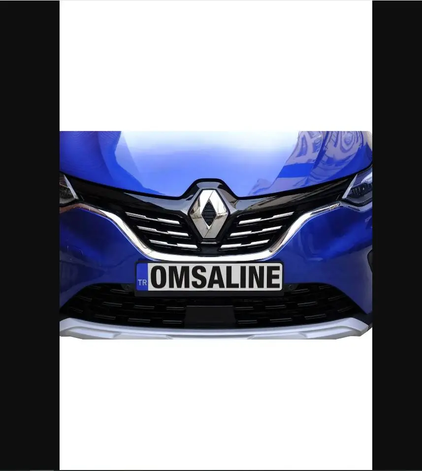 For  Renault Captur 2 Chrome Front Grille Moldings 6 Pieces 2020 And Later Years - Chromium Styling Spoiler Diffuser Side Skirts