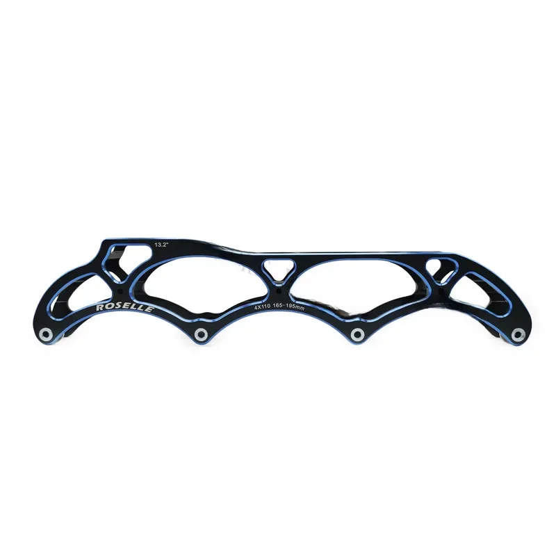 165mm i 195mm Mount Slot 4X100 4X110mm Inline Speed Skates Base z M7 Alloy Speed Race Skating Frame Super Light Professional — zdjęcie 2
