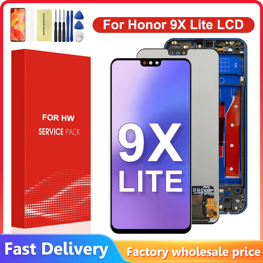 

6.5" For Honor 9X lite LCD JSN-L21, JSN-L22, JSN-L23 Display Touch Screen Replacement For Honor 9X lite Display