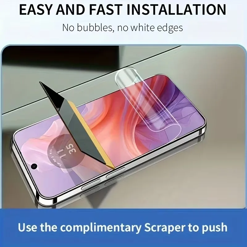 3 Stück Hydrogel-Folie für Motorola Moto Signature 2026 Moto G 2022 G Power/G Stylus 5G 2024 2025 G Play 2023 Displayschutzfolie – Detail 1