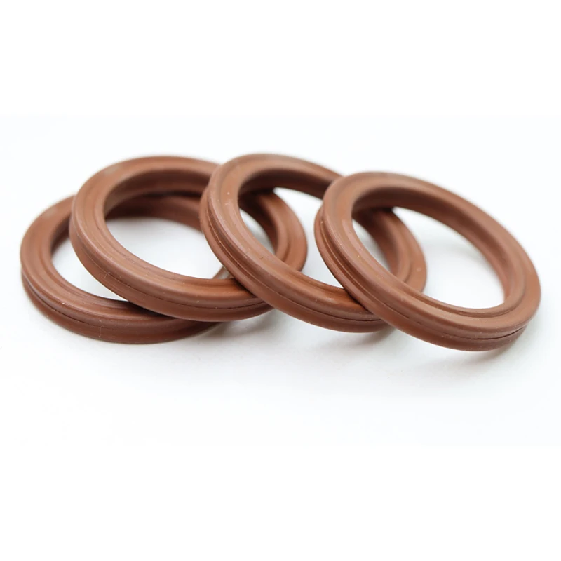 1Pcs FKM X-Ring Brown Fluorine Rubber Oil Sealing Washer For Hydraulic Cylinders Piston Rods ID 10.46-658.88mm CS 5.33mm