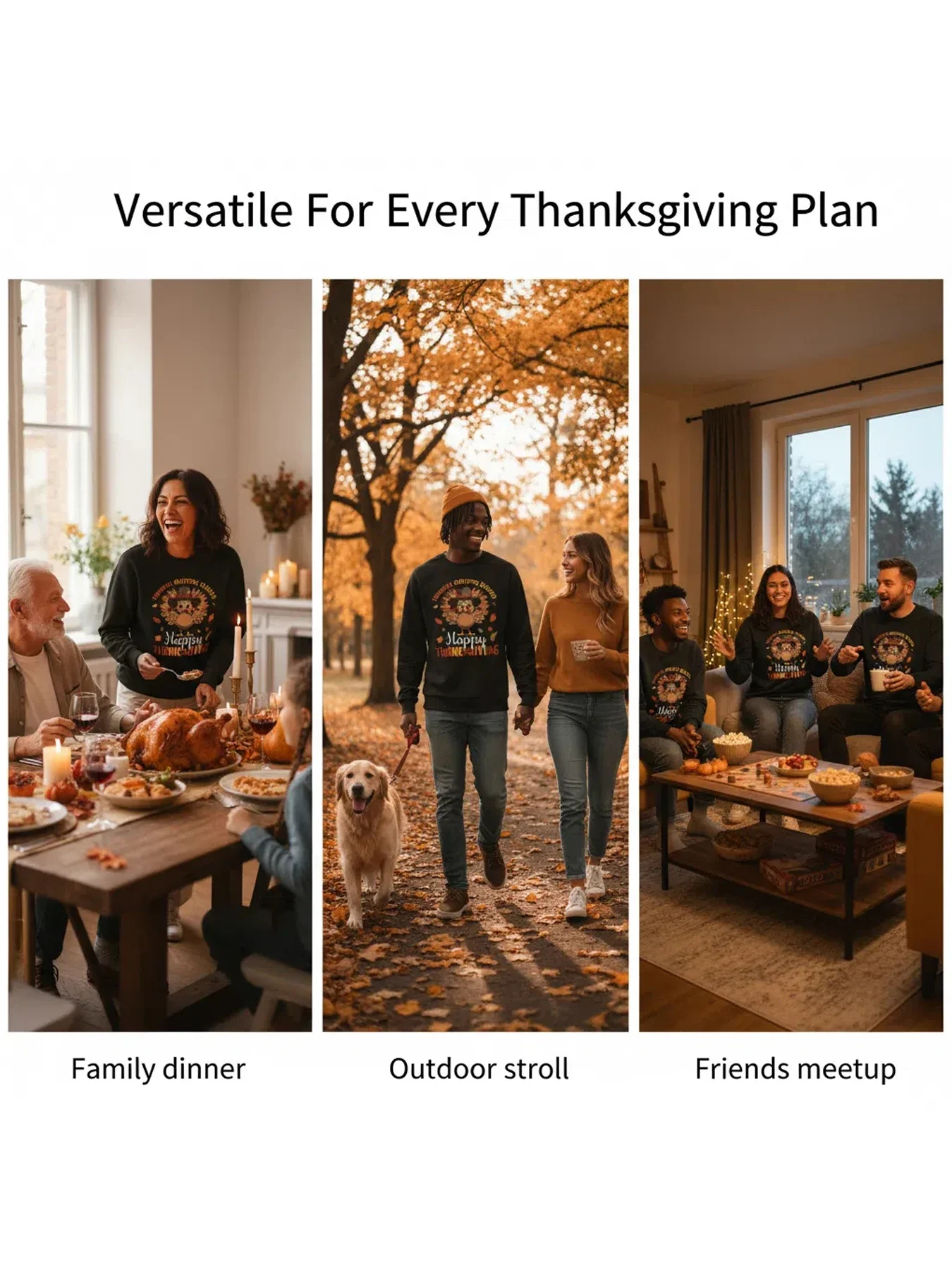 سويت شيرت نسائي مقاس كبير لعيد الميلاد 67 مطبوع ملابس خارجية، ملابس خريف وشتاء السنة الجديدة، سويت شيرت قطني، أزياء عيد الميلاد، #5