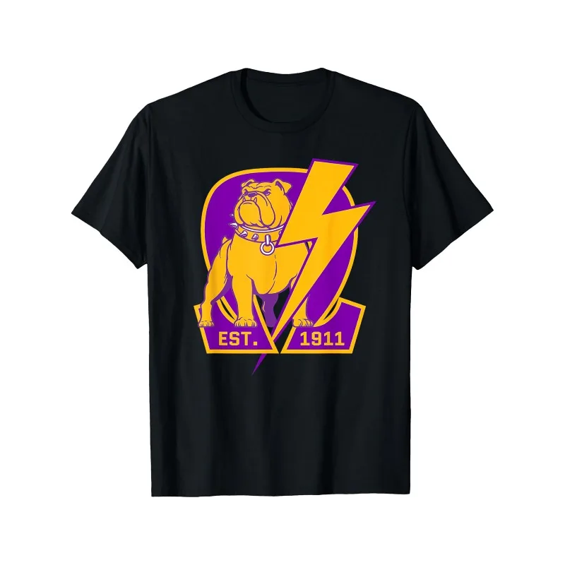 

Men's Omega Psi Phi Ques Bulldog T-Shirt Pure Cotton Fun Design DIY Rich Patterns Soft And Breathable Casual T-Shirt