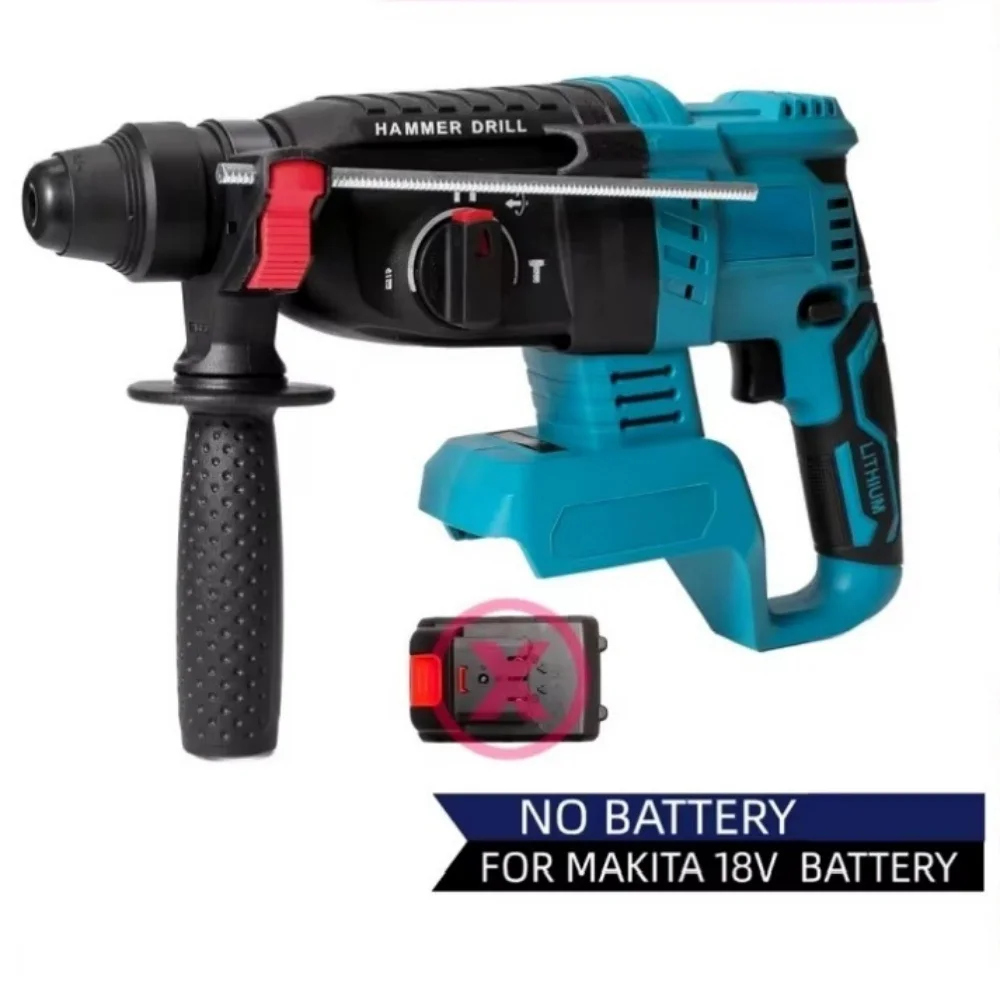 18V 4 Functions Electric Cordless curtain Hammer Rechargeable 27MM Impact driver For 18V Makita Battery