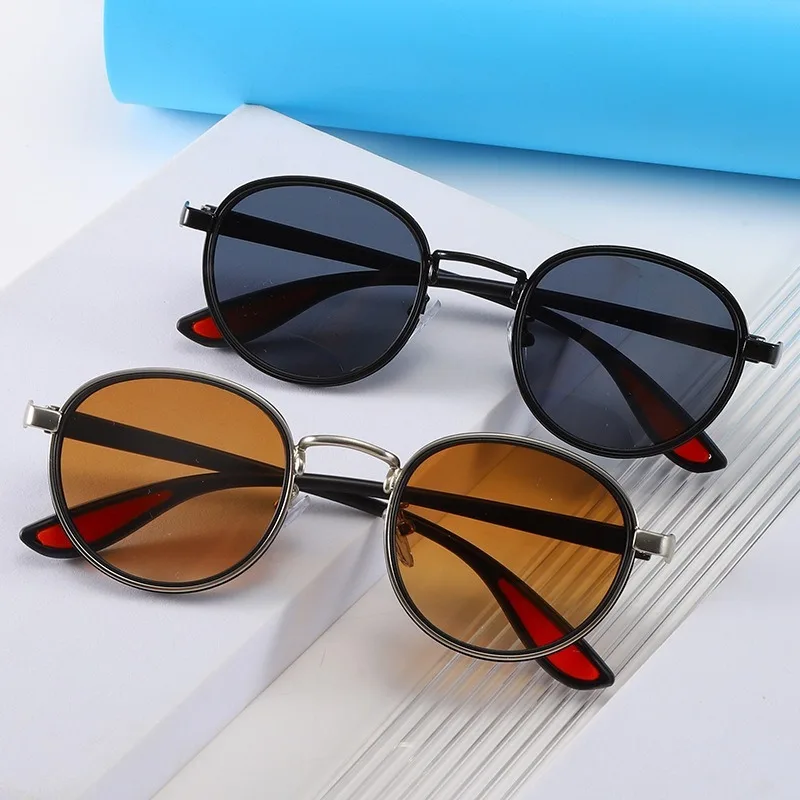

Винтажные трендовые круглые солнцезащитные очки для женщин и мужчин, брендовые дизайнерские солнцезащитные очки для рыбалки, солнцезащитные очки для вождения, женские и мужские защитные очки UV400
