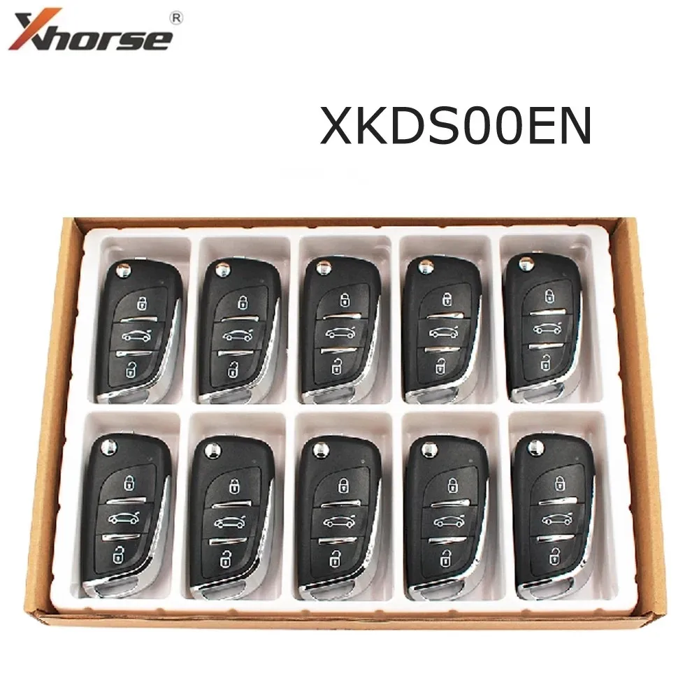 Xhorse XKDS00EN 3 Buttons Flip Remote Xhorse VVDI Remote Wire Remote Key for VVDI Key Tool Global Version