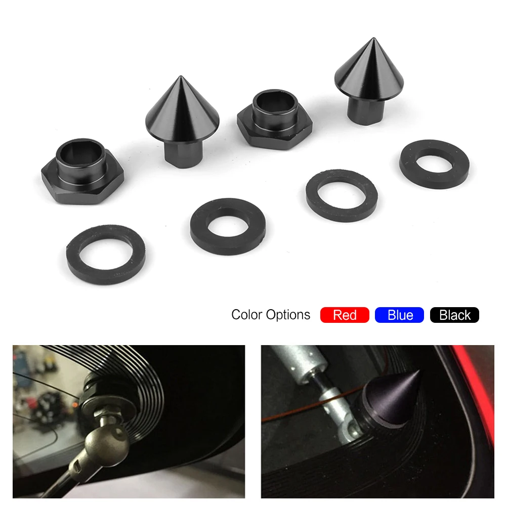 Rear Glass Strut Hardware Kit for Honda Civic 92-95 3Dr Hatchback (EG6) | Aluminum Replacement for CRV & MR08035