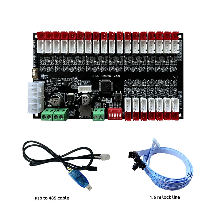 25CH Smart Electronic Cabinet Lock Control Board Smart Locker Storage Cabinet Controller 12V/24V With LED Light