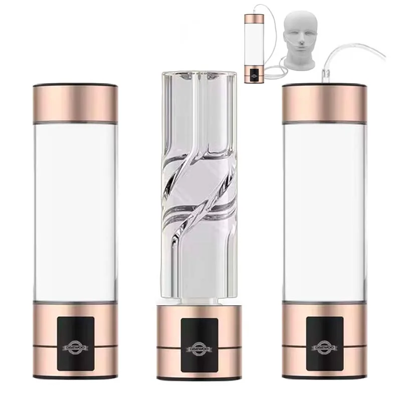 

Hydrogen Water Generator Bottle Imported proton membrane SPE PEM Dual Chamber Maker lonizer Cup H2 Inhalar Time display