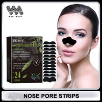 EELHOE Blackhead Remover Nasal Patch Removing Black Dots Deep Cleansing Shrink Pore Improve Rough Skin Blackhead Nose Strip 24pc