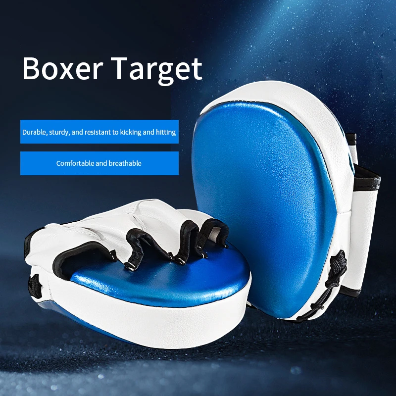 Curved Boxing Focus Mitts Ergonomic PU Leather Punching Hand Target with EVA Foam Padding for MMA Muay Thai Kickboxing Training