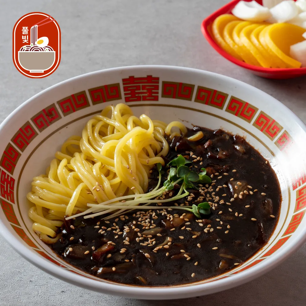 Daegu-jajangmyeon الصينية ، 6 حصص (1 نودلز صينية + 6 أكياس من صلصة jajang)