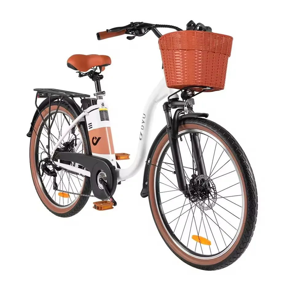 

E-Bike C6 Pro 250W Motor 36V15.6AH Removable Battery Electric Bike 26 Inch Tire Fashion Version City Adult Electric Bicycle