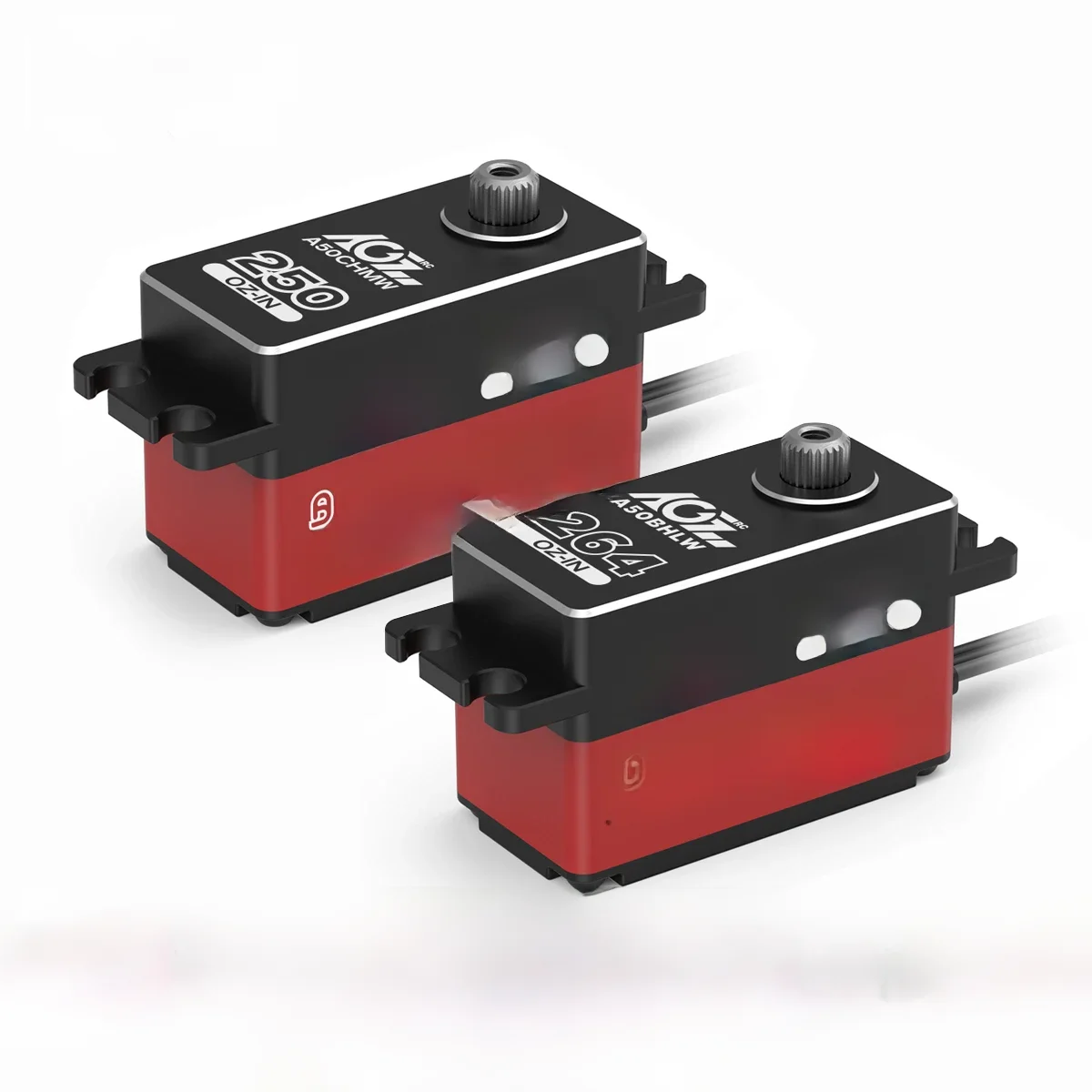 AGFRC A50BHLW A50CHMW Schnelle Geschwindigkeit 19KG 18KG Wasserdicht IP67 Low Profile Bürstenlosen Kernlosen RC Servo Für 1/10 1/12 RC Drifting Auto