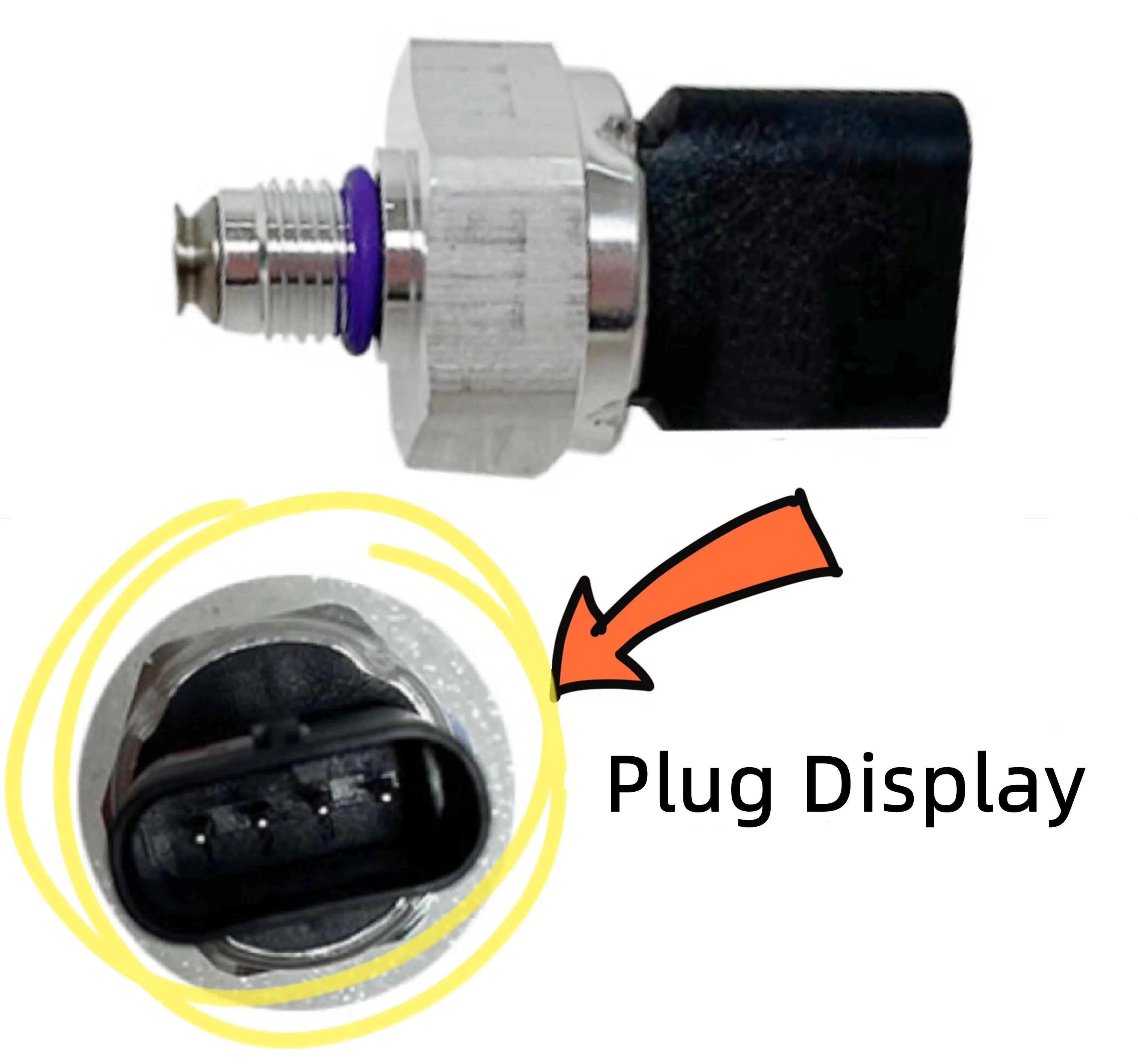 NEW GENUINE SENSOR. Pressure. Refrigerant. AIR. CONDITIONING. 4M0959603E For ENY Born ID.3 ID.4 ID.5 ID.6X ID.6