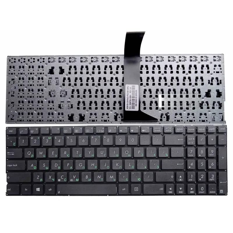 Rosyjski Laptop klawiatura do asus K550 A550 Y581 X550V X552C X550 X550C X550L F501 F501A F501U Y582 S550 D552C x550KD RU — zdjęcie 2