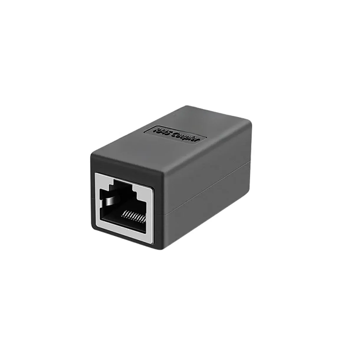 Adaptateur d'extension de connecteur bout à bout de câble réseau rj45, surveillance réseau, adaptateur de tête en cristal à large bande, connecteur droit