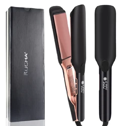 500F Hair Straightener High Temperature Flat Irons With Plasma Ions for Keratin Treatment Frizzy Hair Recovers Damaged Hair