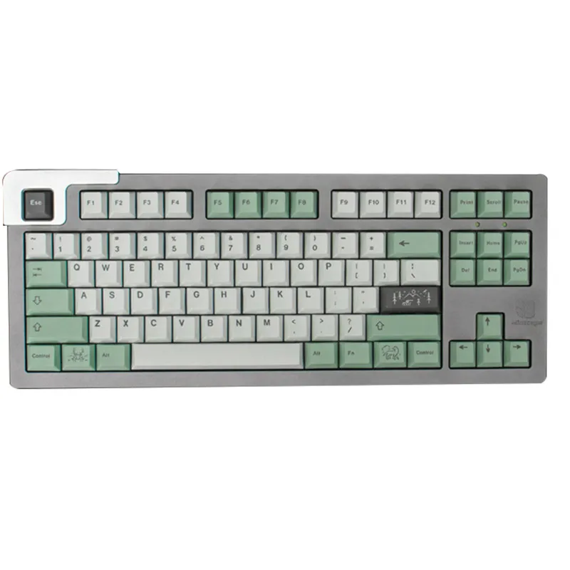 Dye Sublimation November Fog Keycaps Cherry Profile PBT 130 Keys For MX Switch 64/87/96 Mechanical Keyboard