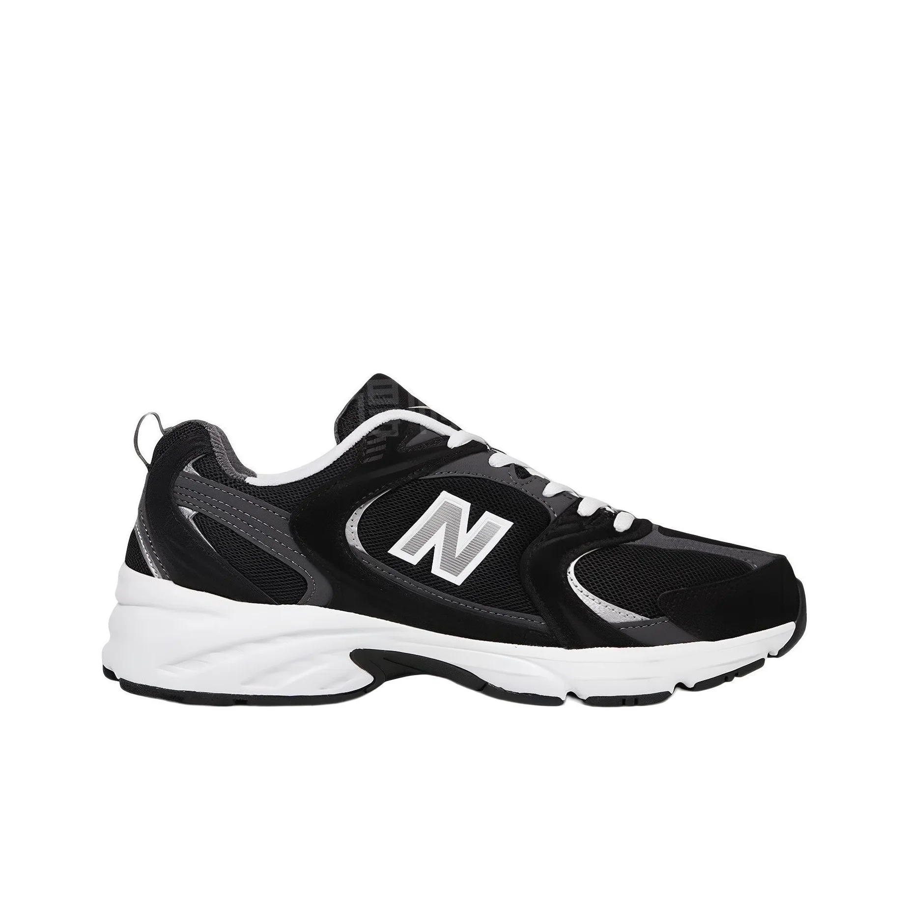 New Balance NB 530 - حذاء جري متعدد الاستخدامات ومنخفض القطع متوفر في إصدارات الرجال والنساء باللونين الأسود والأبيض. #3
