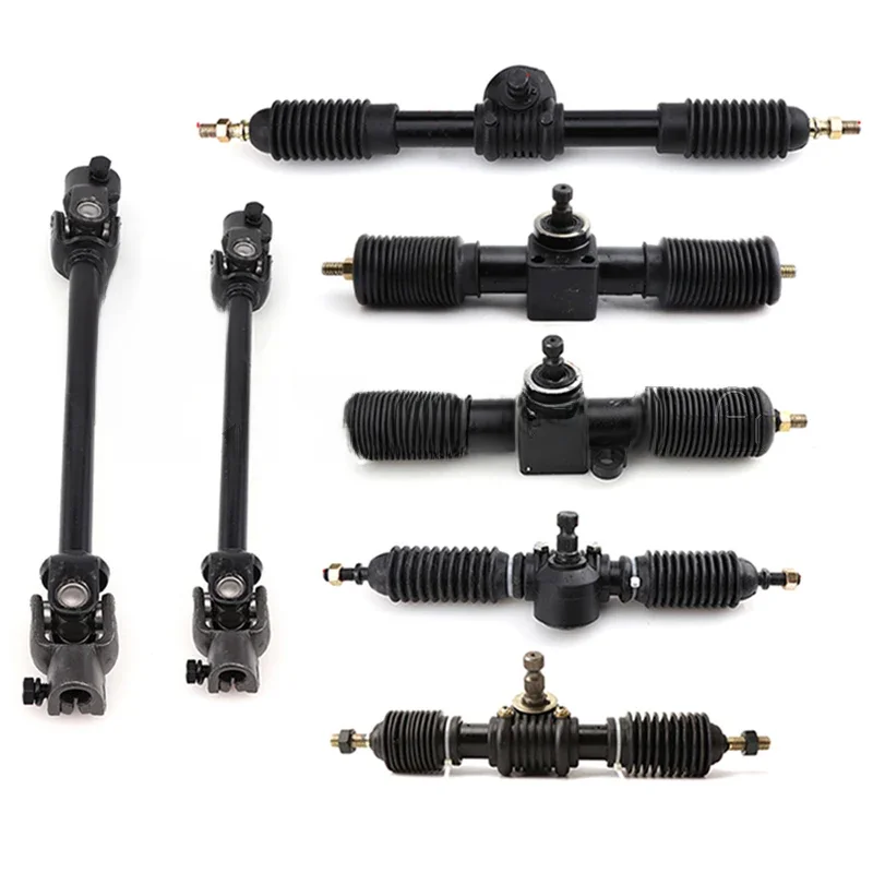 AliExpress Go Kart 300mm 320mm 420mm Power Steering Gear Rack Pinion Assy Fit For DIY China ATV Karting UTV Buggy Quad Bike Accessories