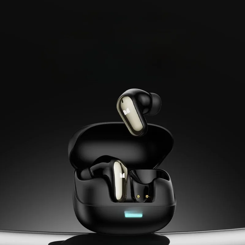 Słuchawki bezprzewodowe Monster MQT52 Bluetooth 5.4, długi czas pracy na baterii, słuchawki gamingowe, tryb dualny, dźwięk stereo HIFI, zestaw słuchawkowy z mikrofonem. — zdjęcie 2