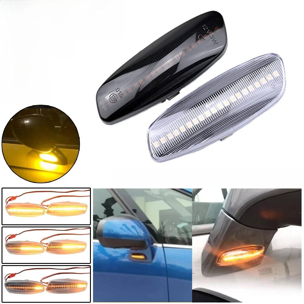 2 pièces Led marqueur latéral dynamique clignotant séquentiel clignotant pour Peugeot 308 207 3008 5008 pour citroën C4 C3 C5 DS3 DS4