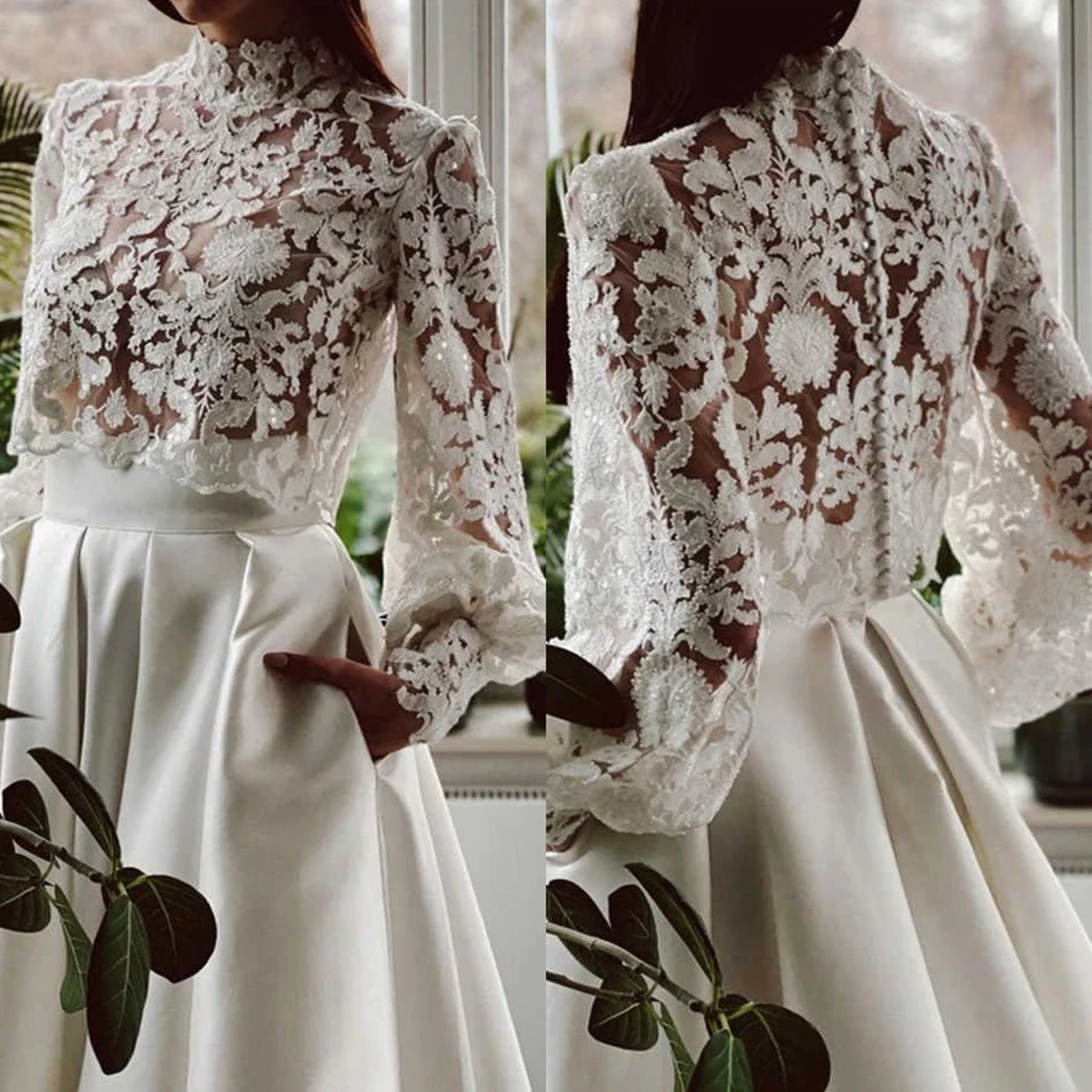 Sexy New Bridal Jackets Wedding Lace Bolero Appliques O-Back Short Sleeve Shawl Top Shrug Customized Jacket