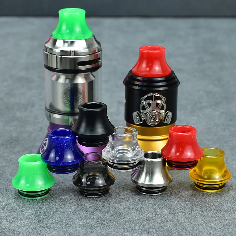 810 Drip Tip by wolfcoolvape for Vape RDA RTA Zeus X RTA Apocalypse GEN 2 RDA PC + 316SS Material Vaping Mouthpiece