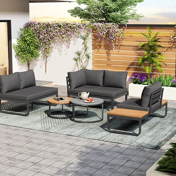 Conjunto de muebles de jardín con