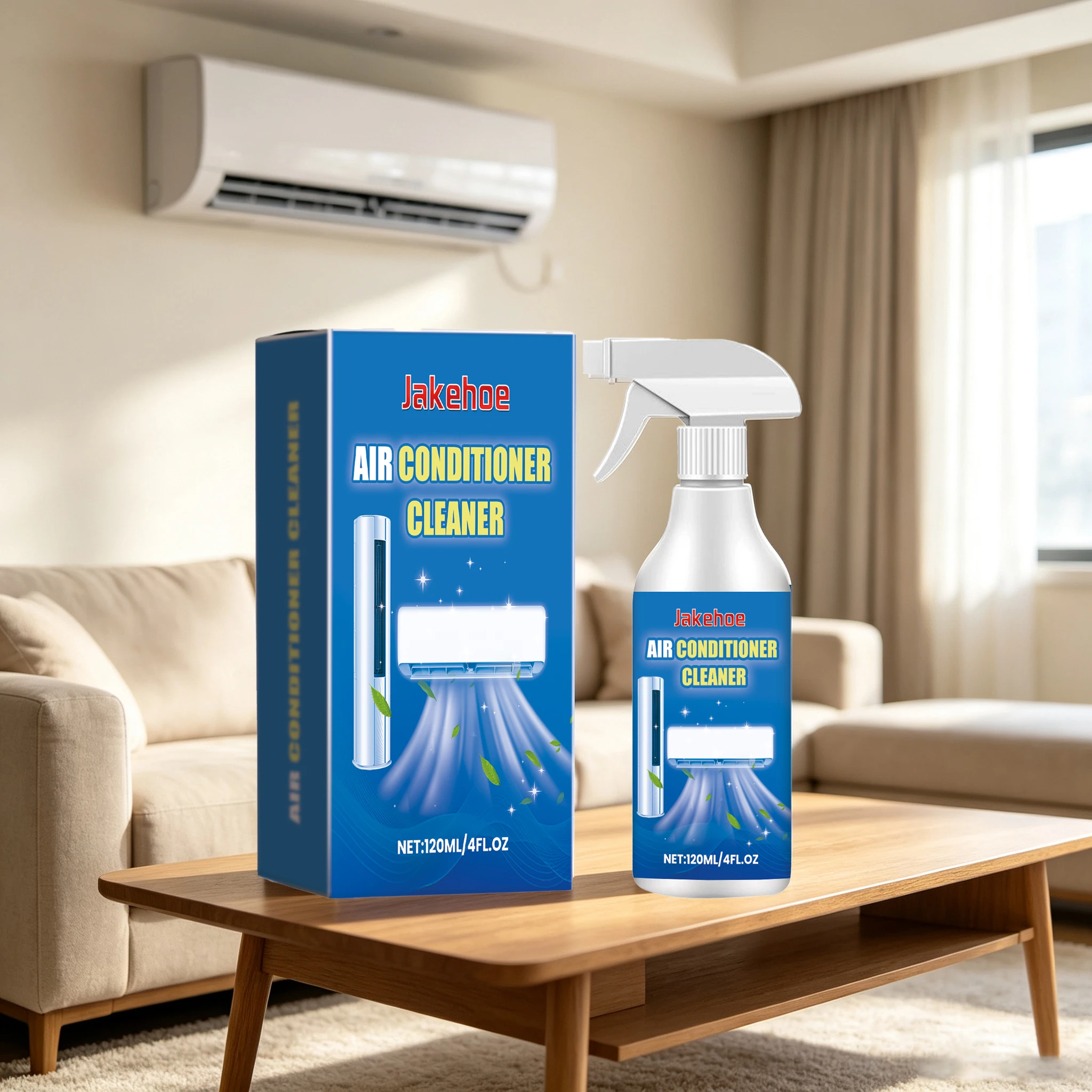 120ML Air Conditioner Cleaner Spray Household Remove Dirts Eliminate Bad Odors Dissolve Stubbron Stains Fresh Fragrance Restoring Air Conditioner Cleaner