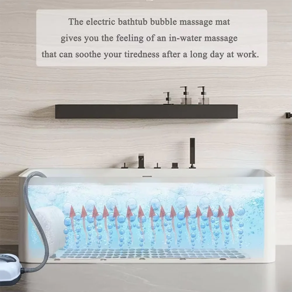 Bathtub Massage Mat Bubble Bat - Bathtub Pillow Inflatable recension och pris