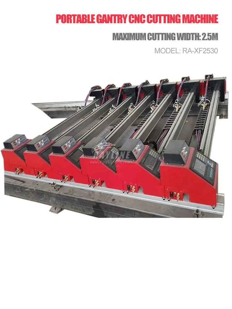 Red Gantry Portable CNC Plasma Cutter RA XF1530 Cutting Machine for Metal Sheet Steel Aluminum Fabrication