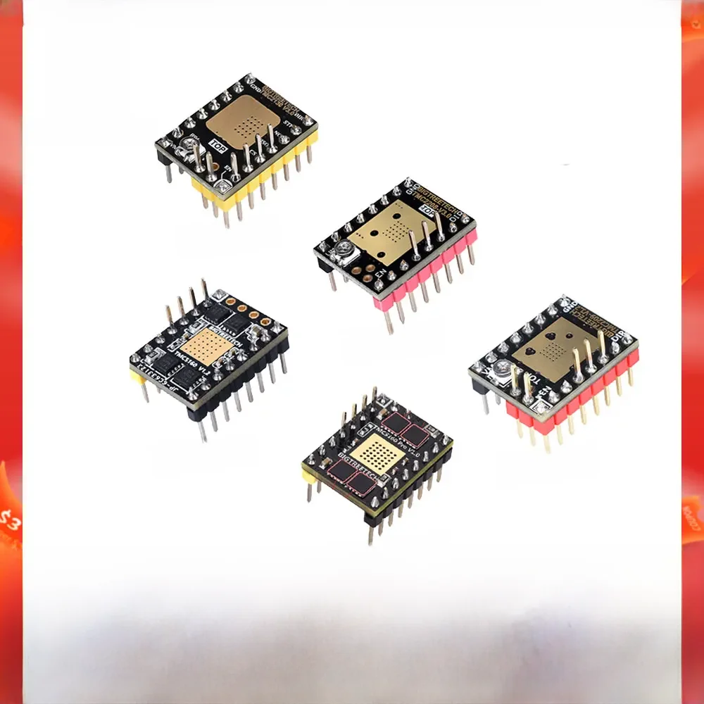 5 sztuk BIGTREETECH TMC2209 TMC5160 TMC2208 TMC2130 sterownik silnika krokowego części drukarki 3D dla BTT Manta M8P SKR V1.4 Octopus V1.1 — zdjęcie 2