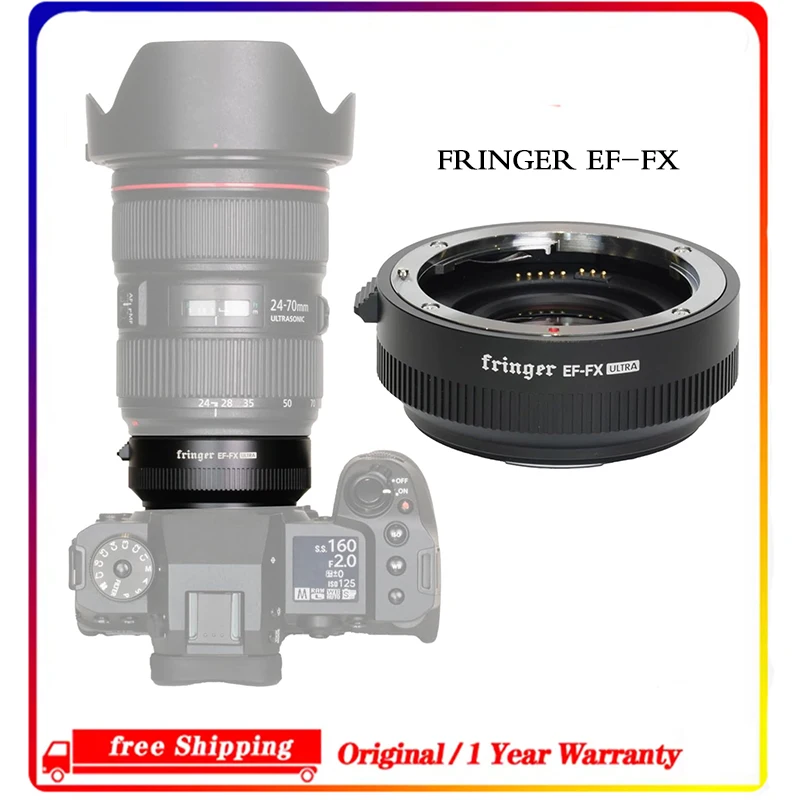 Fringer EF-FX Ultra Lens Mount Adapter Auto Focus Speedbooster For Canon EF to Fuji X