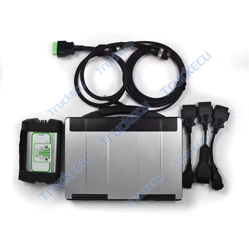 CF53 Laptop+ for Vocom PTT 2.8 Construction Equipment Excavator Loader Grader Diagnostic Tool Vocom 88890300 Scanner Kit