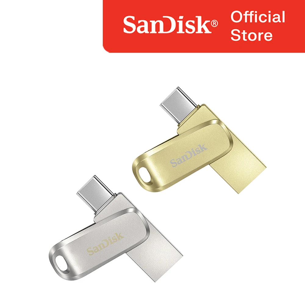 [SanDisk Official Version] SOI Ultra Dual Drive LUXType C OTG USB 3.0 GOLD