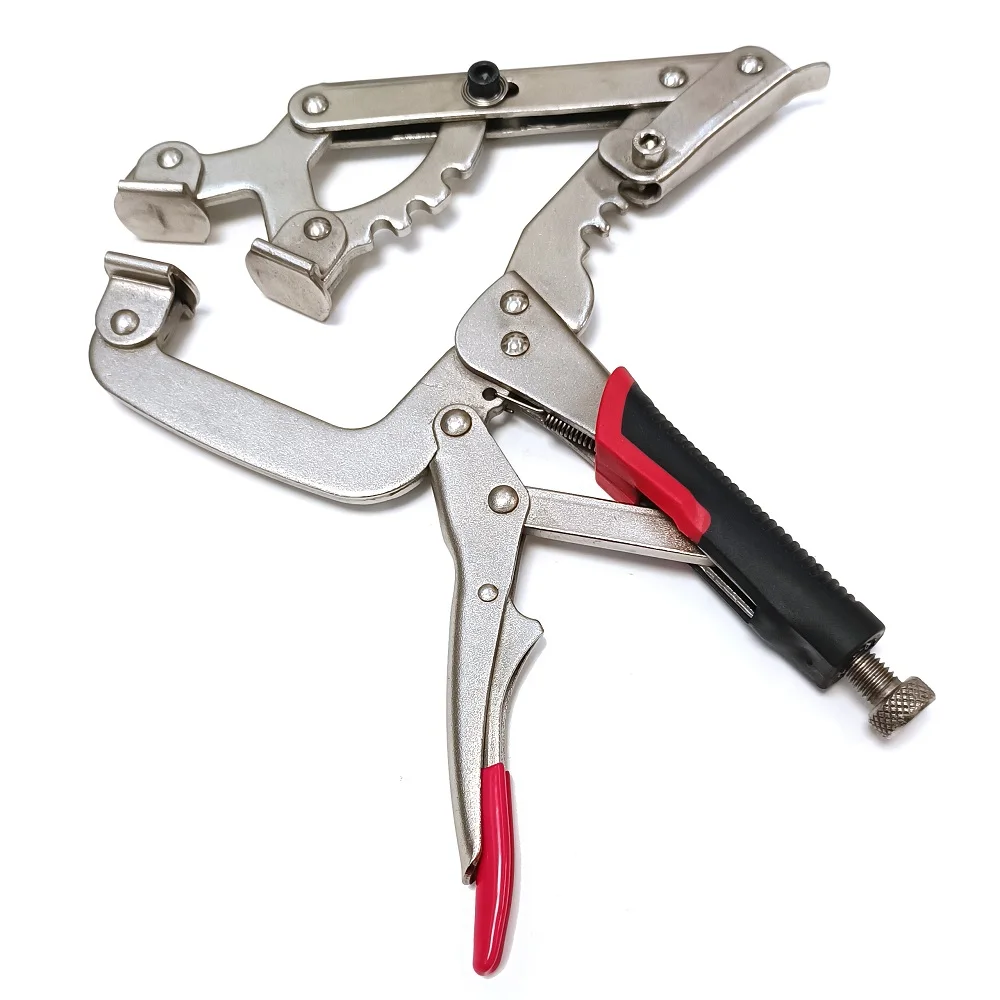 10 Inch C Clamp 8 Point Three Head Locking Pliers Adjustable Width Holding For 2“ To 5